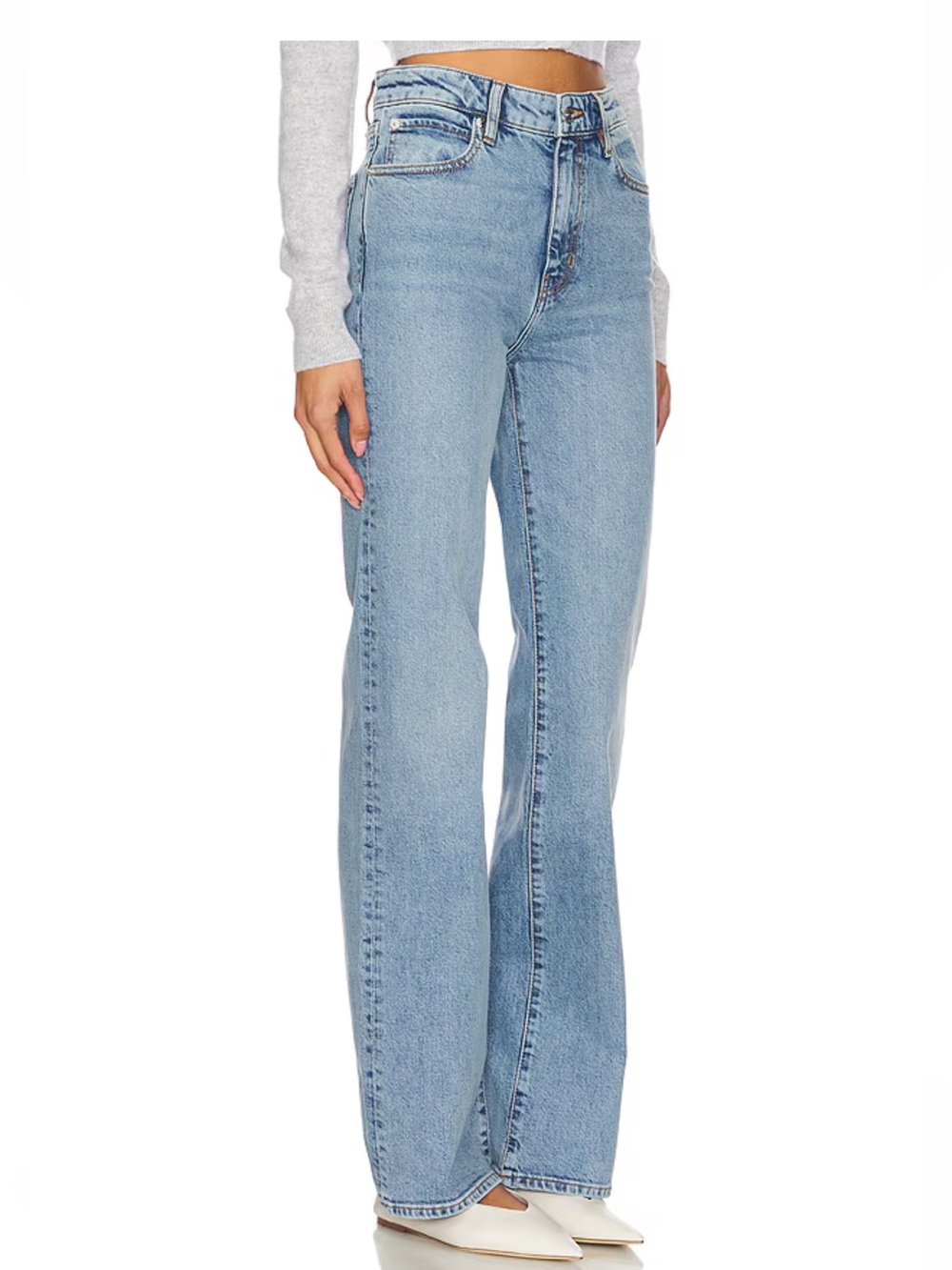 Frame The Arrow Bootcut Jeans in Leela Wash